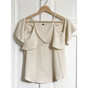 Divided Lab Lord and Taylor Cold Shoulder Tank Top NWT Sz SP